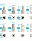 High Pressure PEEK Adapters