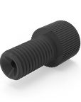 Color-Coded Polyacetal Nuts for Flangeless 1/4-28 Connections