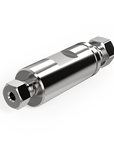 Imperial to Metric UHPLC Stainless  Steel Reducing Union, Complete