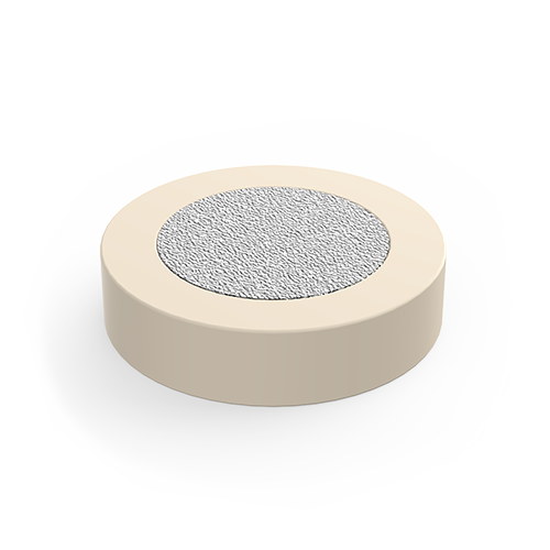 PEEK-Encased Stainless Steel Frits (.115&quot; / 2.92mm Ring OD)