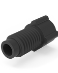 Polypropylene Color-Coded Fingertight Nuts for Flanged 1/4-28 Connections (For 1/8" Tubing)
