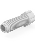 Polypropylene Color-Coded Fingertight Nuts for Flanged 1/4-28 Connections (For 1/8" Tubing)