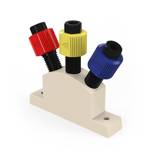 Low Pressure Cheminert® PEEK Mixing Tees
