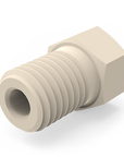 High Pressure PEEK Nuts with Single Ferrules - 5 Pack