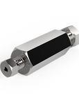 Imperial to Metric UHPLC Stainless  Steel Reducing Union, Complete