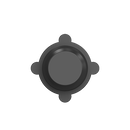 Polypropylene plugs for 10-32 or 1/4-28 fittings