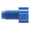 Polypropylene Color-Coded Fingertight Nuts for Flanged 1/4-28 Connections (For 1/16" Tubing OD)