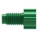 Polypropylene Color-Coded Fingertight Nuts for Flanged 1/4-28 Connections (For 1/16" Tubing OD)