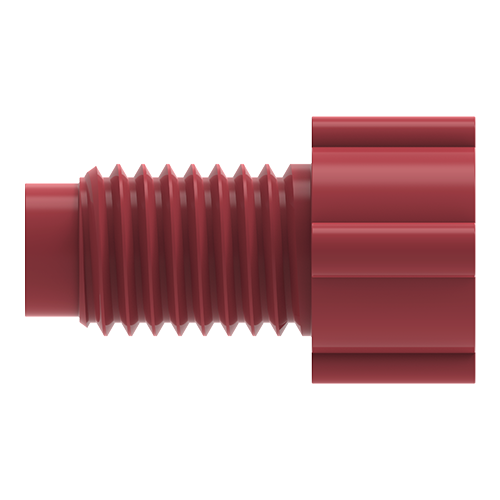 Polypropylene Color-Coded Fingertight Nuts for Flanged 1/4-28 Connections (For 1/16" Tubing OD)