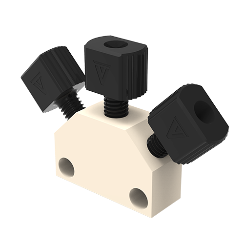 High Pressure Biocompatible PEEK Mixing Tee - With Fittings – VICI Jour