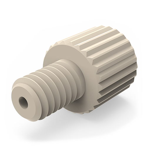 High Pressure PEEK Nuts with Single Ferrules