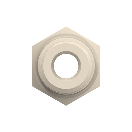 High Pressure PEEK Nuts with Single Ferrules