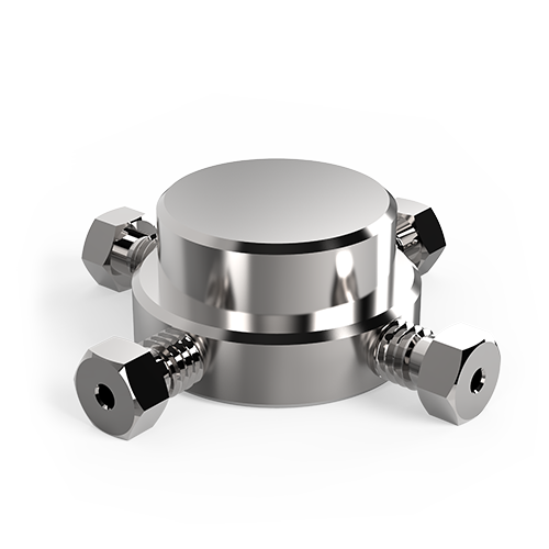 Stainless Steel Cross - For 1/16'' Tubing
